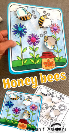 Arı 3 Boyutlu Boyama