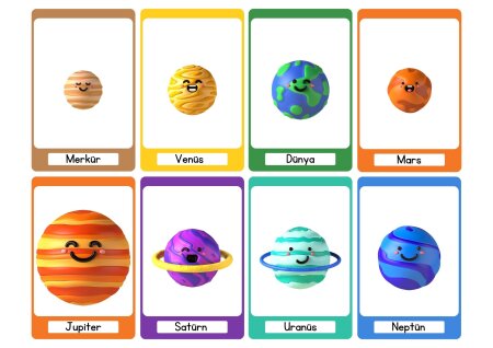 Gezegenler Flash kart